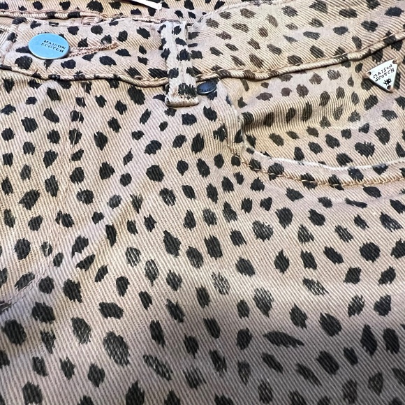 NWT Scotch & Soda La Bohemienne Skinny Mid-rise Cheetah Print Jeans W26 L30 - Picture 8 of 8